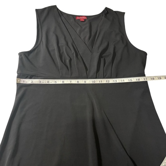 Merona Sleeveless Dress Women’s Size XL Lined V-Neck Office Workwear Dressy - Picture 15 of 16